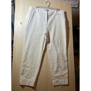 Talbots Hampshire Ankle Dress Pants Women Size 34 Beige Career‎ Office